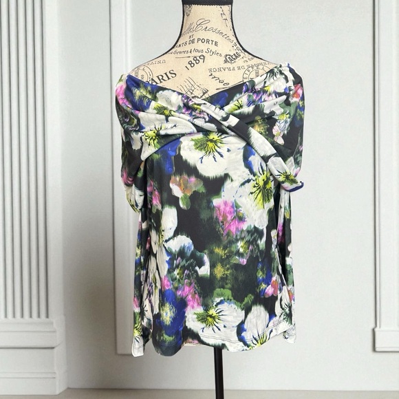 RACHEL Rachel Roy Floral Blouse NWT - Picture 1 of 6